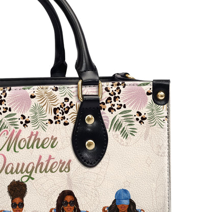 Like Mother Like Daughters - Personalized Leather Handbag SBLHBLN1401L