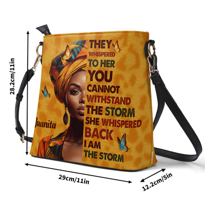 I Am The Storm - Personalized Bucket Bag SBBD18LN1344M