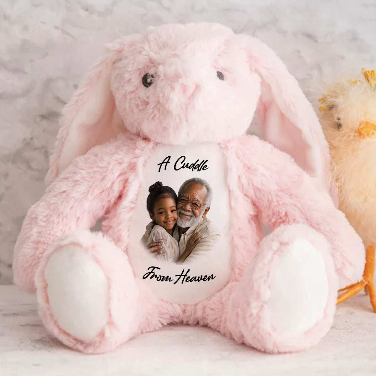 A Cuddle From Heaven - Personalized Stuffed Bunny