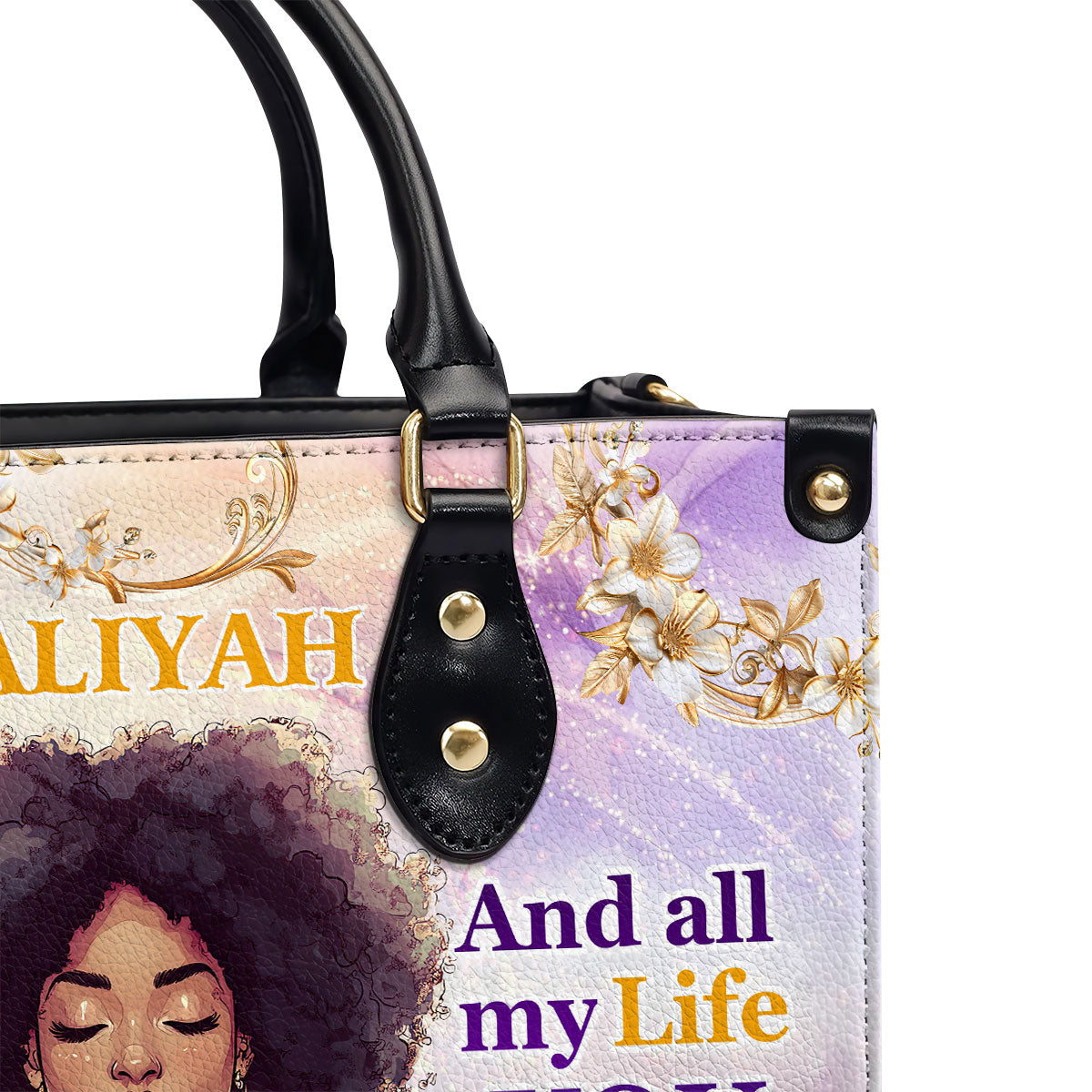 And All My Life You Have Been Faithful - Personalized Leather Handbag SBLHBLHA2294T