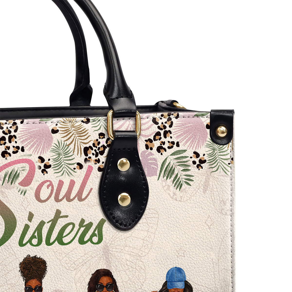 Soul Sisters - Personalized Leather Handbag SBLHBLN2847T