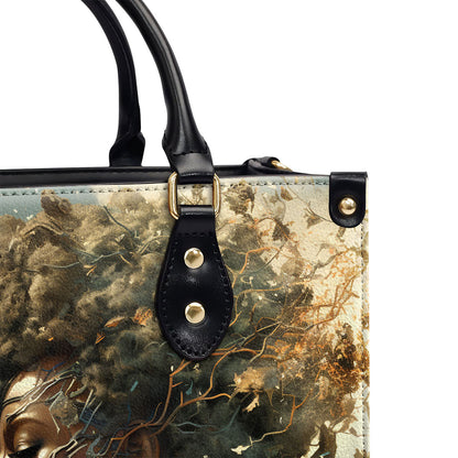 Rooted Radiance - Personalized Leather Handbag SB127