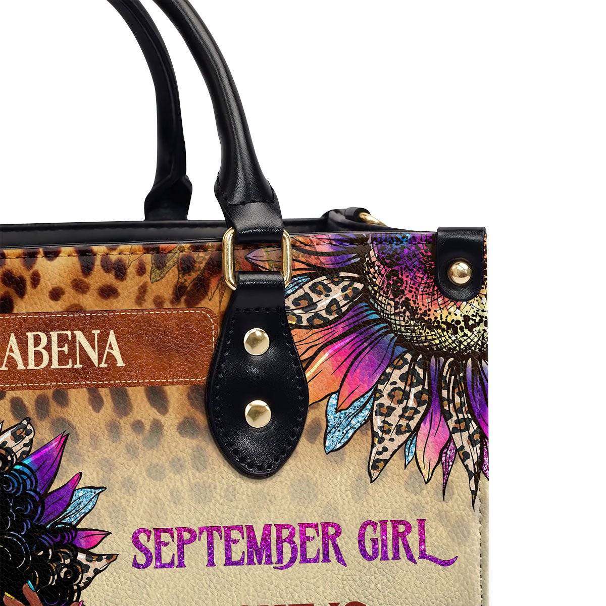 Hurricane Girl - Personalized Leather Handbag MB89