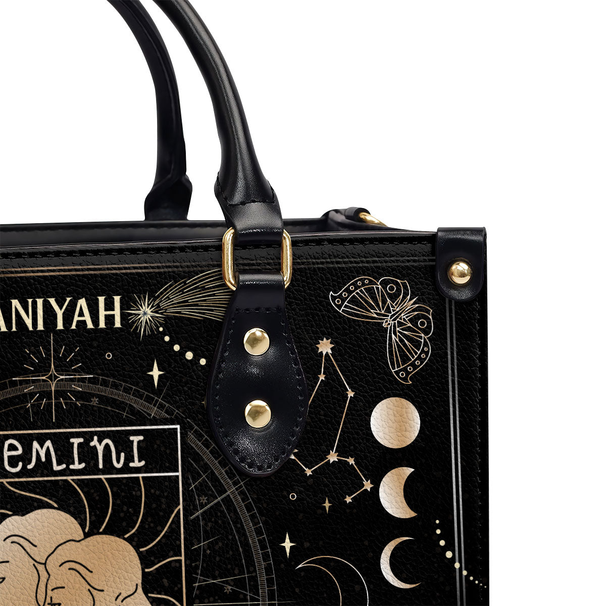 Horoscope - Personalized Leather Handbag SBLHBHA47