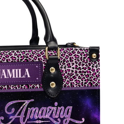 Amazing Grace - Personalized Leather Handbag SBLHBLM1452M