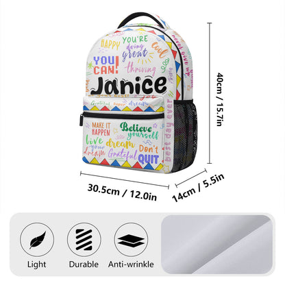 You Can - Personalized Backpack SBBPHA42