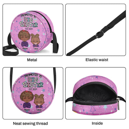 Promoted To Big Sister - Personalized Kid Round Purse SBCRBLM1709D