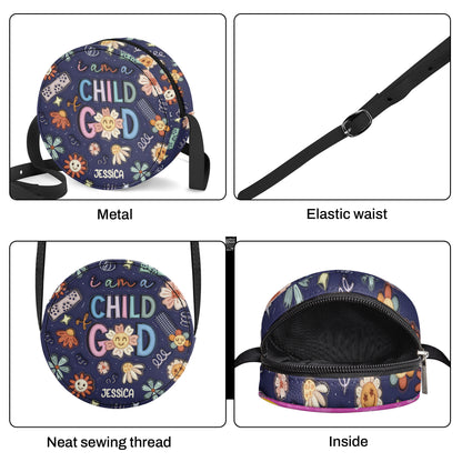 I Am A Child Of God - Personalized Kid Round Purse SBCRBLTN1236M