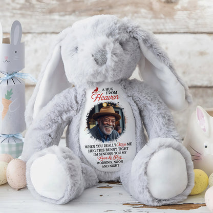 A Hug From Heaven - Personalized Stuffed Bunny